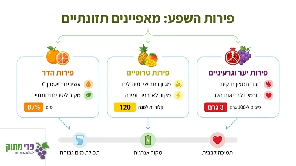 מגש פירות טריים וצבעוניים לחג הסוכות