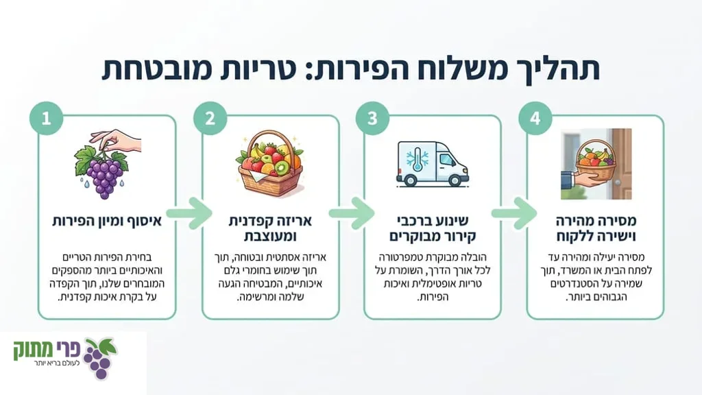 משלוח פירות טריים ומהירים ביבנה